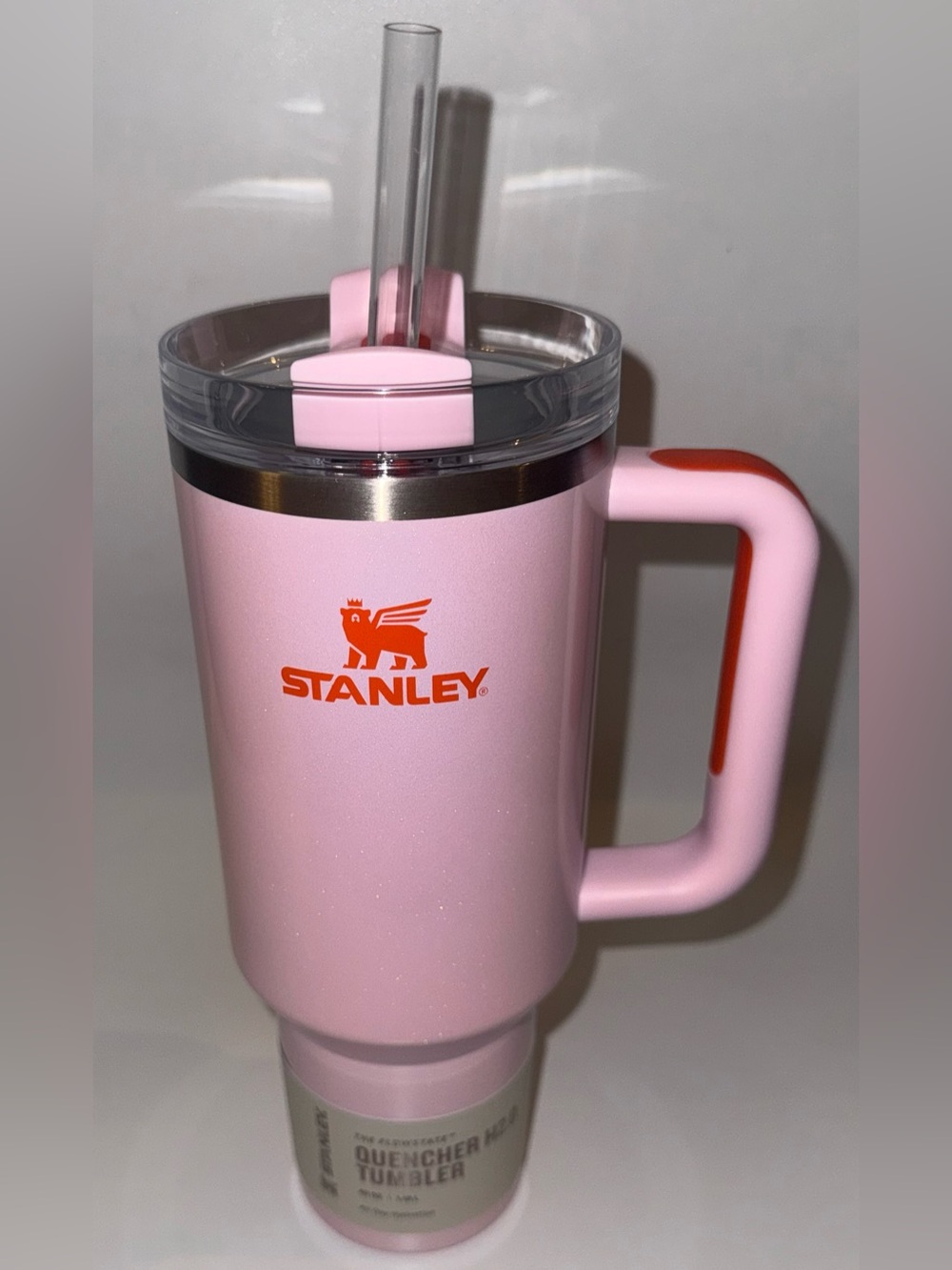 NWT Stanley Rose Pink Petal Shimmer Pink 40oz tumbler